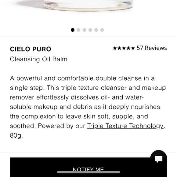 NIB brand new Furtuna skin cleansing oil balm SOLD OUT $100 jumbo!! - Picture 8 of 8